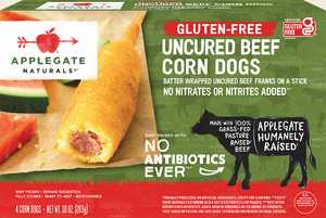 Products Hot Dogs Natural Gluten Free Beef Corn Dogs Applegate