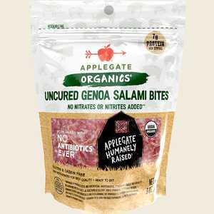 Applegate Organic Genoa Salami Bites Front