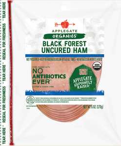 Applegate Organic Black Forest Uncured Ham Sliced Front