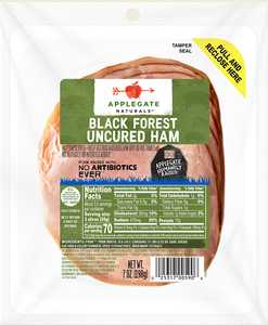 Applegate Natural Black Forest Ham Front Of Package