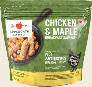Natural Chicken and Maple Breakfast Sausage - Family Size