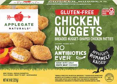 Natural Gluten Free Chicken Nuggets 8oz Front