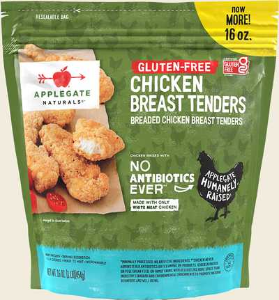 Natural Gluten Free Chicken Tenders 16oz Front