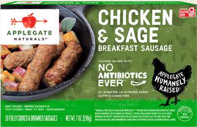 Applegate Natural Chicken and Sage Breakfast Sausage
