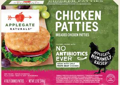 Applegate Naturals® Chicken Patties Front