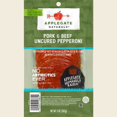 Applegate Naturals Pepperoni Front of Pack 