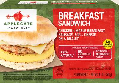 00025317374279 Applegate_Naturals_Chicken Breakfast Sandwich Front