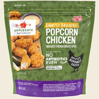 Applegate Naturals® Lightly Breaded Popcorn Chicken Front