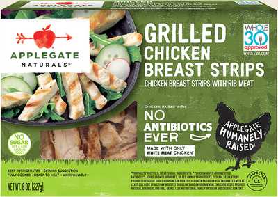 Applegate Naturals Grilled Chicken Breast Strips