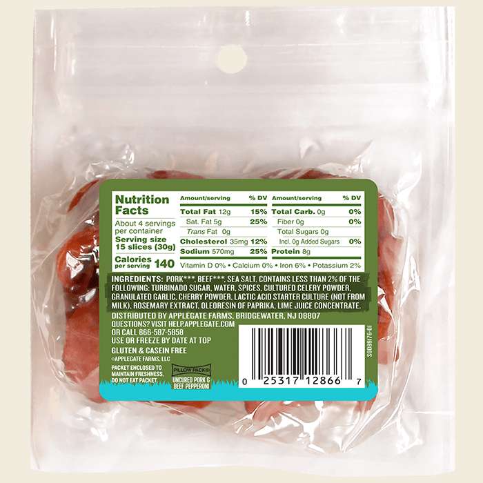 Products - Traditional Italian - Applegate Naturals Pork ...
