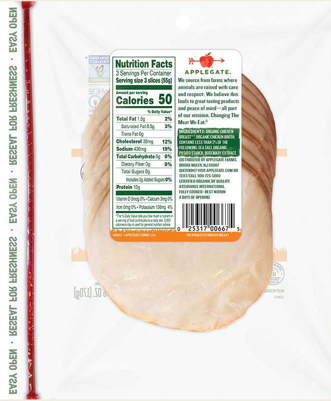 Whole Foods Market Organic Chicken Breasts: Nutrition & Ingredients