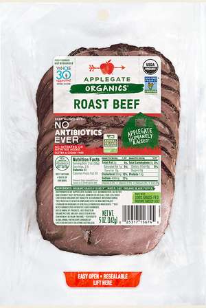 Applegate Organics Roast Beef Front