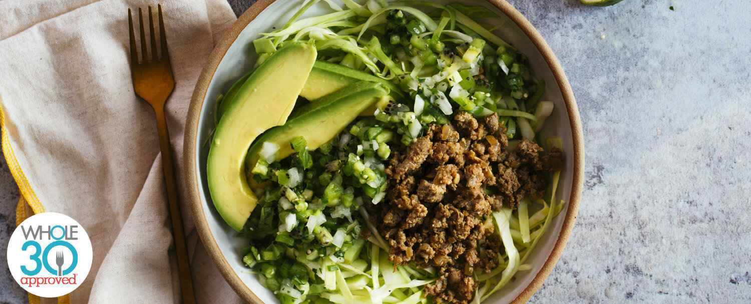 Cabbage Taco Bowl