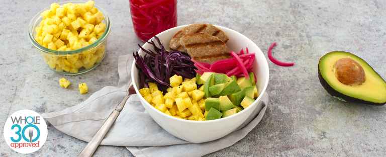 Turkey Rainbow Bowl Recipe