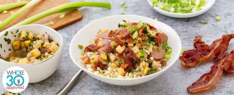 Hawaiian Hot Dog Bowl Recipe