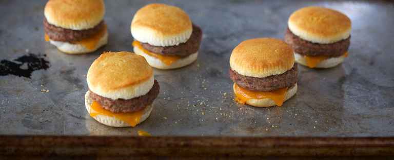 Breakfast Sausage Sliders