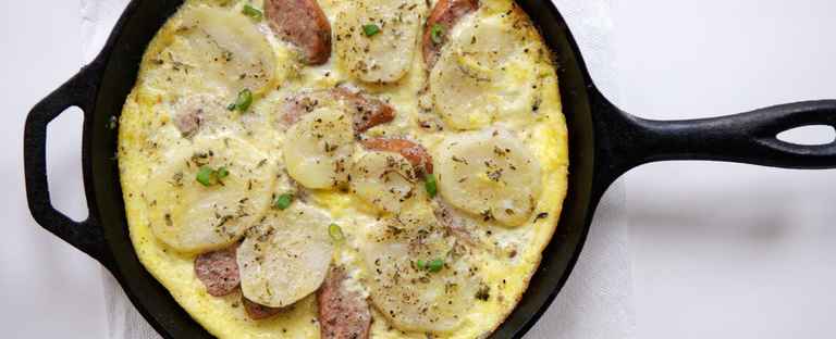 Sweet Italian Sausage Frittata Recipe