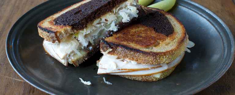 Turkey Reuben With Russian Dressing