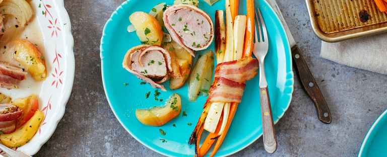 Bacon Wrapped Veggies