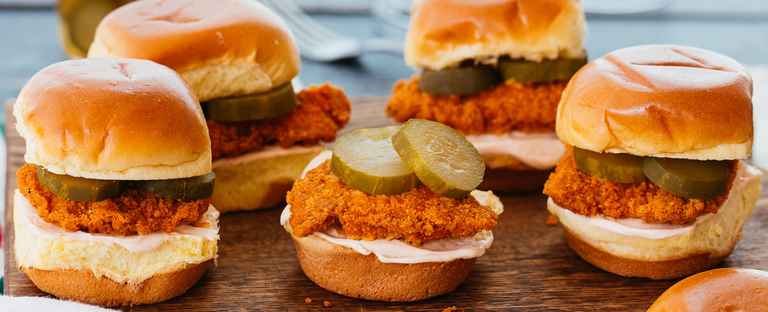 Spicy Chicken Sliders 