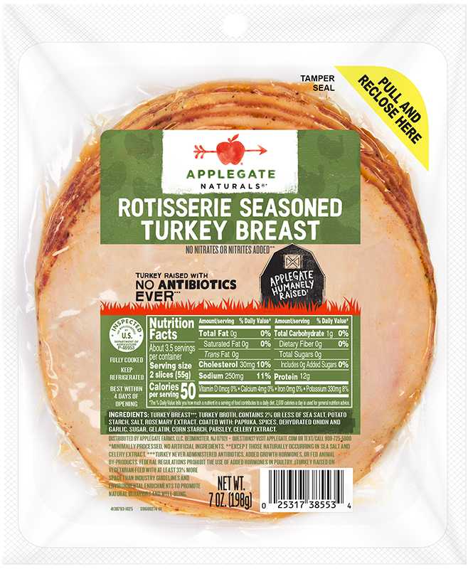 Applegate Naturals® Rotisserie Seasoned Turkey Breast