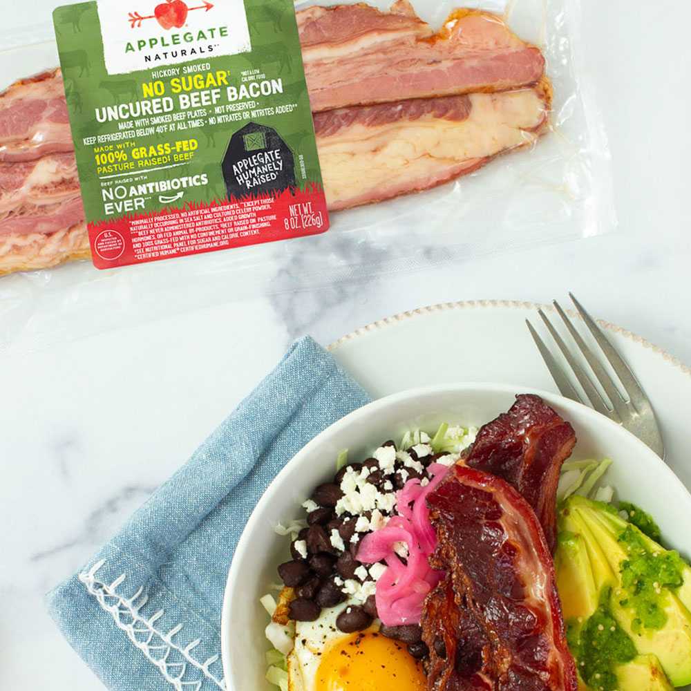 Applegate Naturals® No Sugar Uncured Beef Bacon