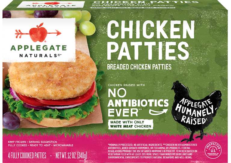 Applegate Naturals® Chicken Patties Front