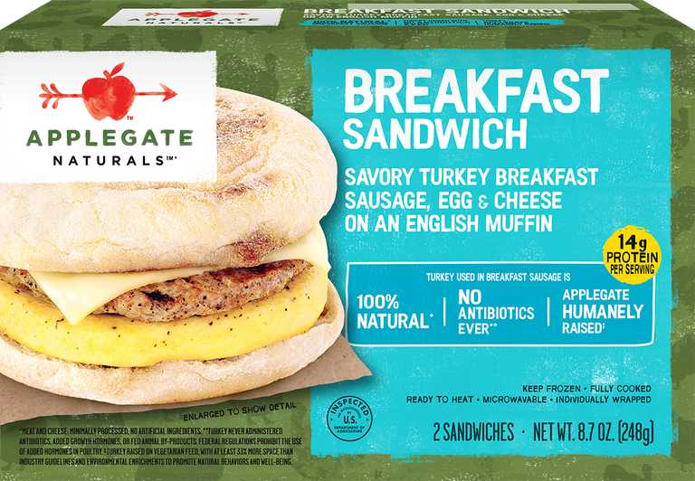Applegate Naturals ® Turkey Breakfast Sandwich