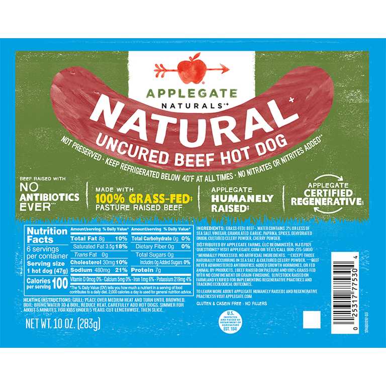 Applegate Naturals® Beef Hot Dog