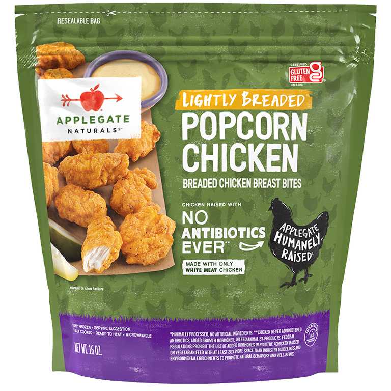 Applegate Naturals® Lightly Breaded Popcorn Chicken Front