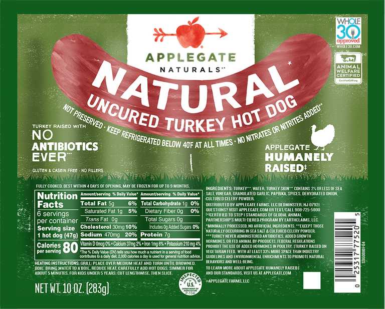 Applegate Naturals® Turkey Hot Dog