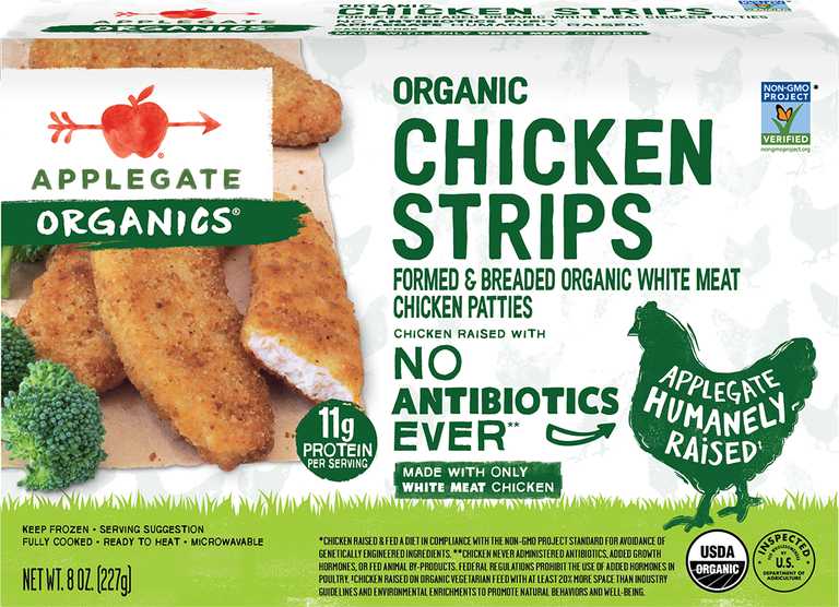 Organic Chicken Strips Front 00025317005500 Tbd