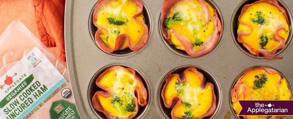  Ham And Egg Cups With Applegate Slow Cooked Ham