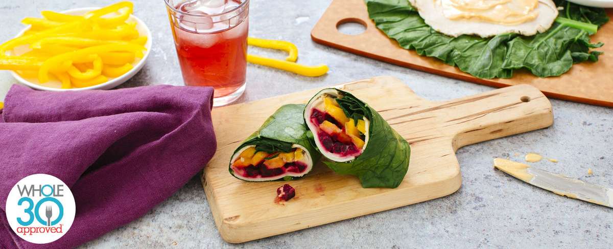 Roast Turkey Collard Wrap Recipe