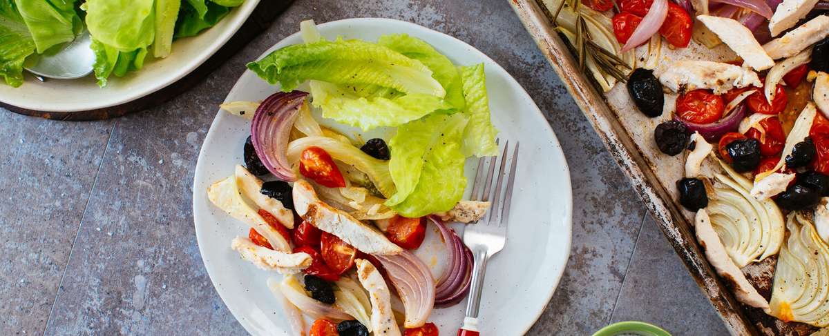 Mediterranean Sheet Pan Supper Recipe
