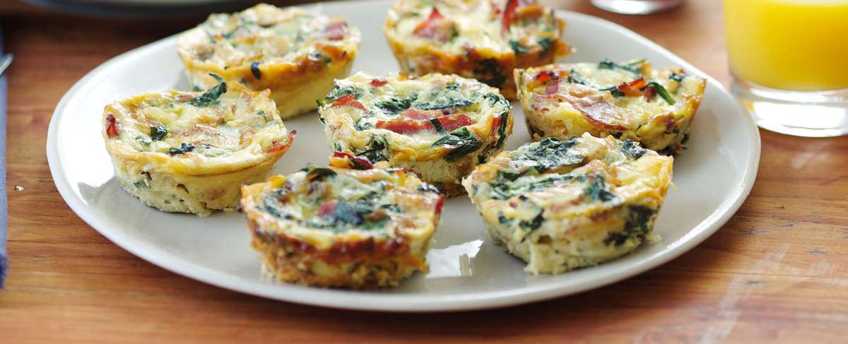 Mini Frittatas With Bacon