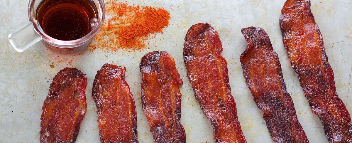 Spicy Maple Candied Bacon