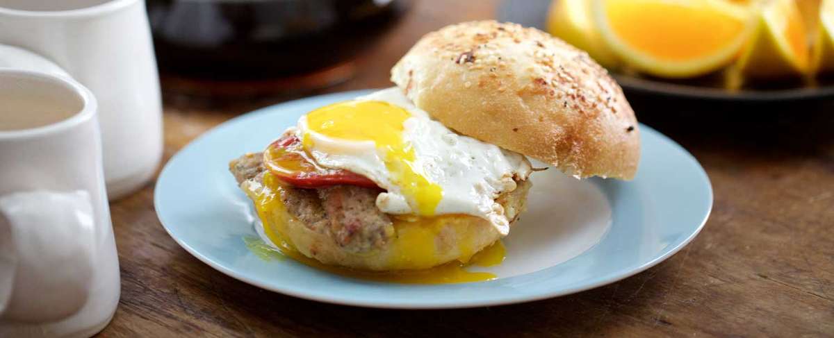 Chicken Sage Breakfast Sandwich