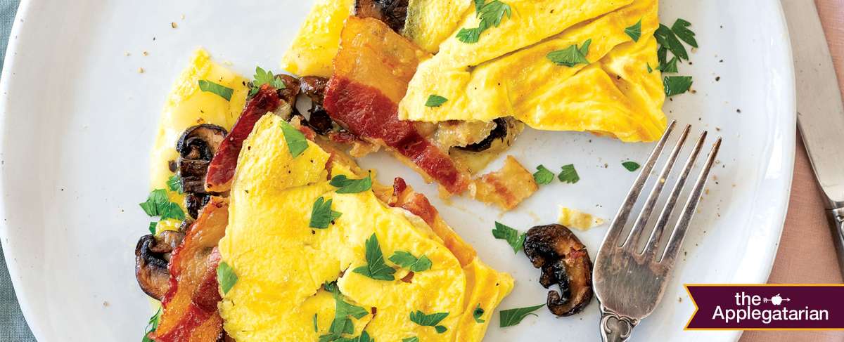 Bacon Mushroom Omelet 1500x609