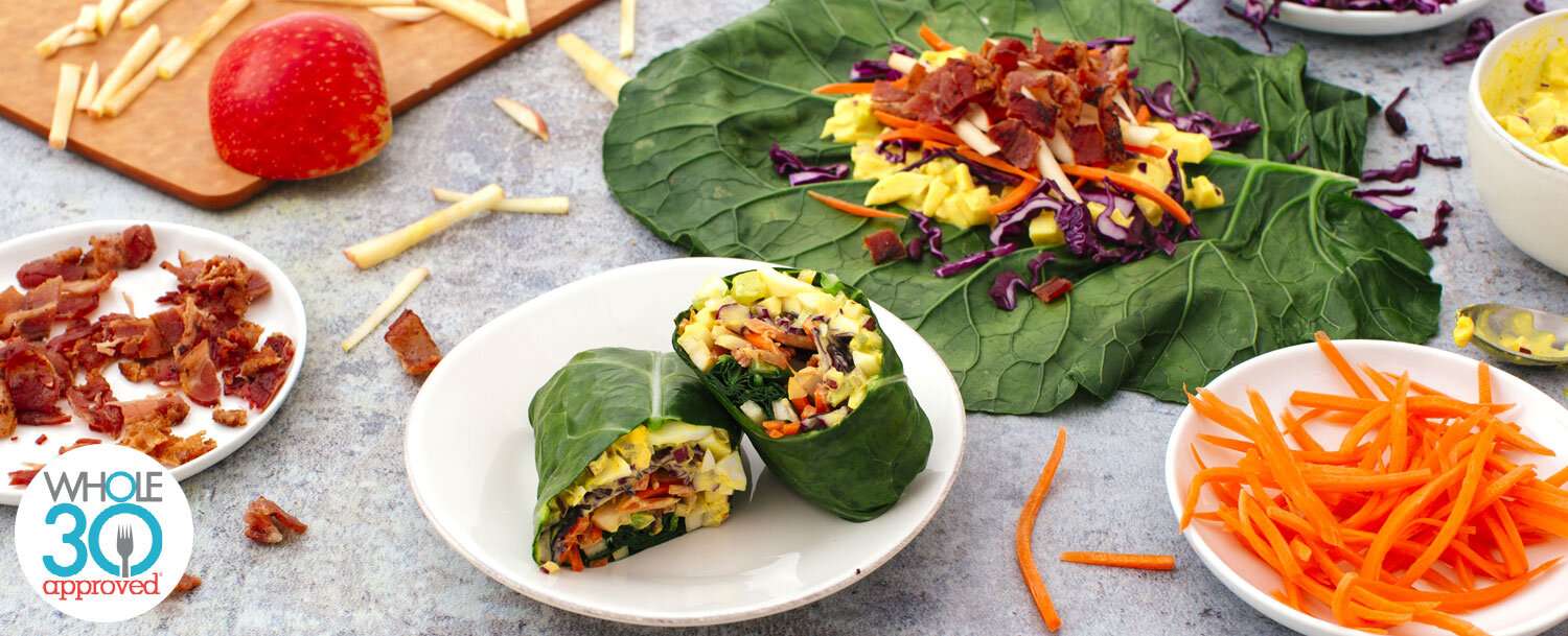 Curried Egg Salad Bacon Wrap Recipe