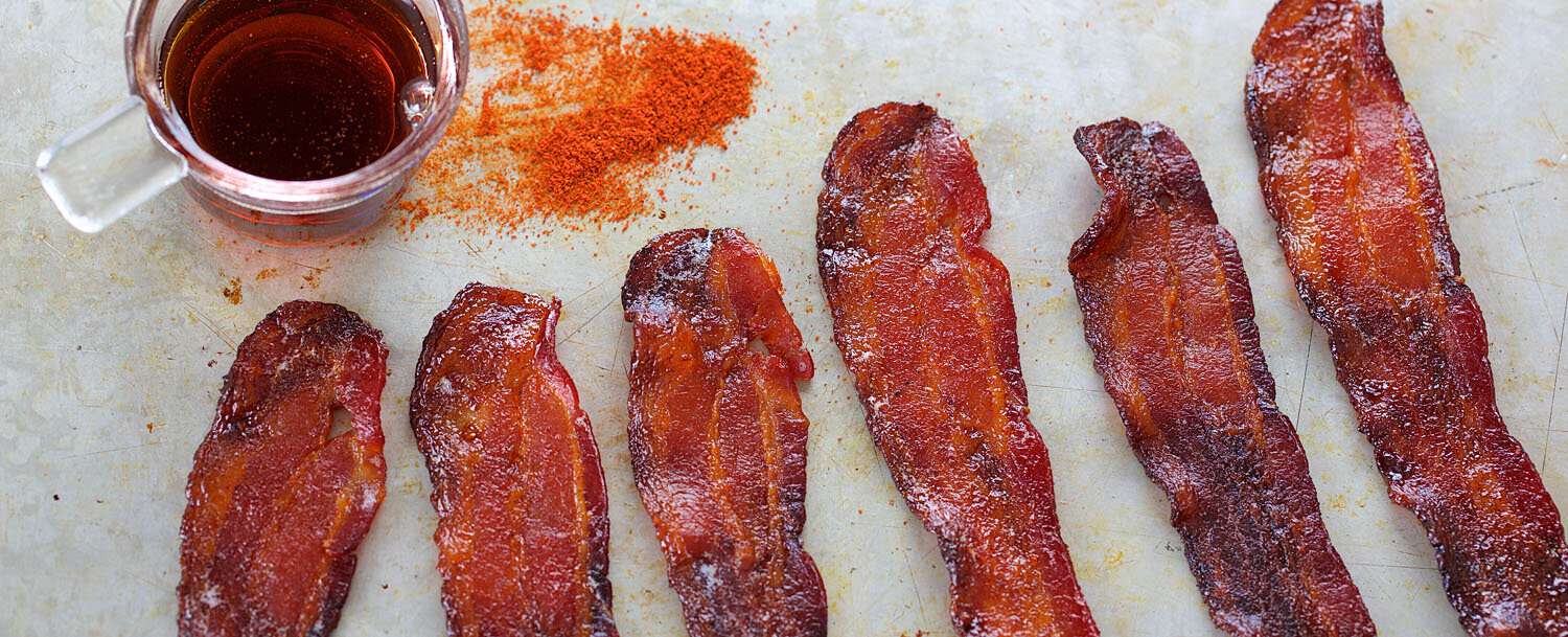 Spicy Maple Candied Bacon