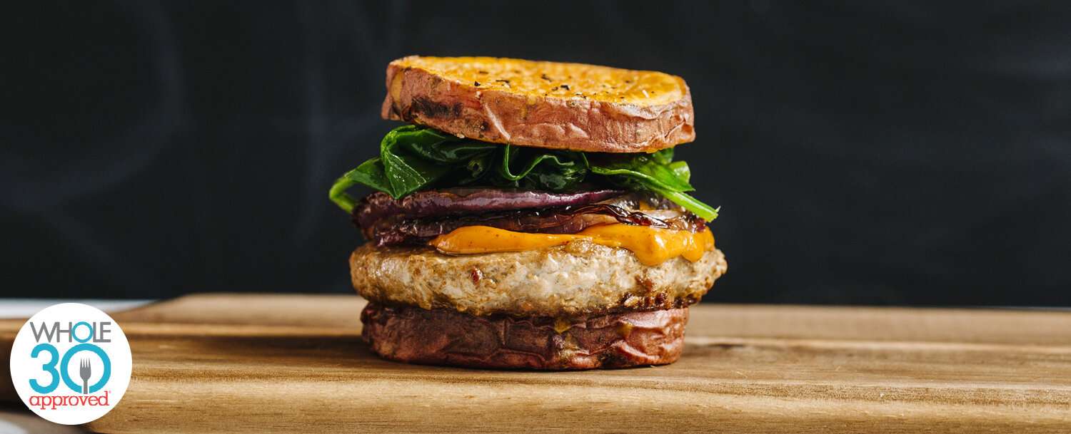 Grilled Turkey Burgers & Red-Skinned Potato Salad