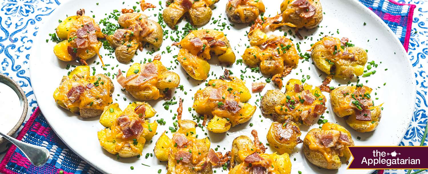 Bacon Cheddar Ranch Smashed Potatoes Recipe 