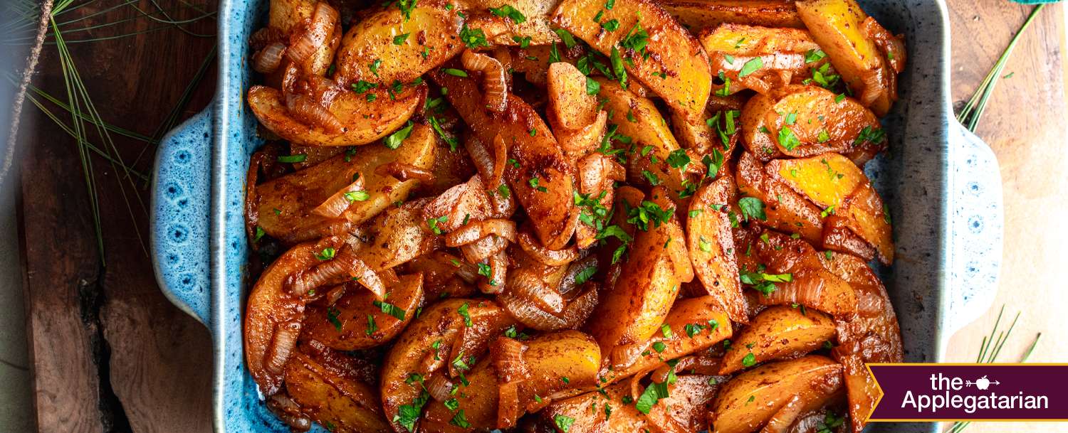 Golden Potatoes with Paprika and Onions Recipe