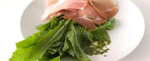 Prosciutto Salad With Dandelion Greens