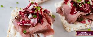 Roast Beef with Horseradish Mayo and Radicchio