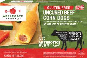 Natural Gluten Free Beef Corn Dog Front