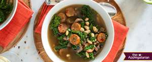 Chicken Sausage, Kale and  White Bean Soup Recipe 