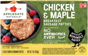 Applegate Natural Chicken and Maple Breakfast Sausage Patties