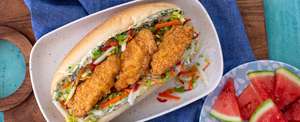 Crunchy Chicken Sandwich with Herbed Mayo and Slaw Recipe